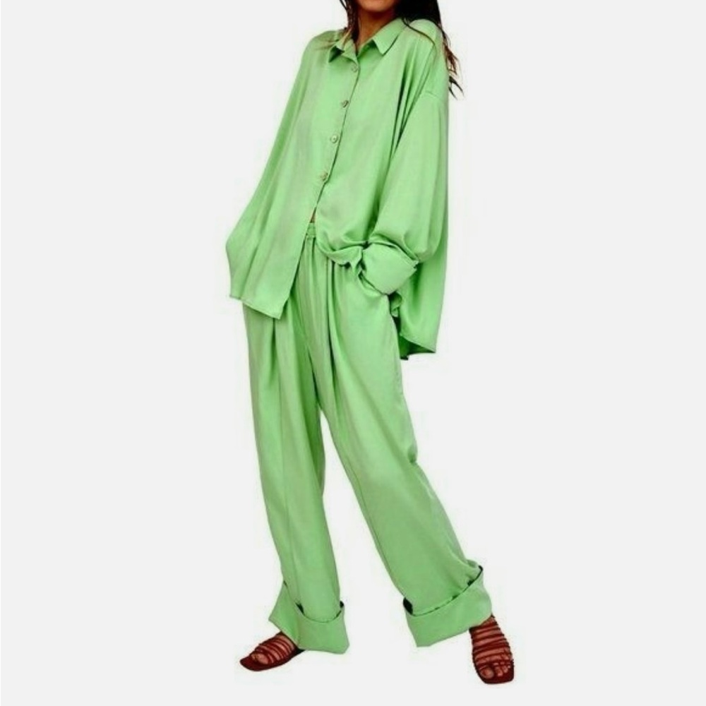 Sleeper Green Pajama Set